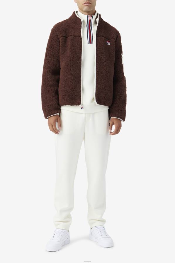 2HNL883 кафяв камък/чапла FILA fila yale шерпа яке кафяв камък/чапла