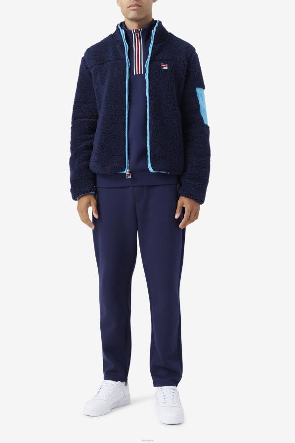 2HNL884 флот/водолей FILA yale шерпа яке фила синьо/водолей