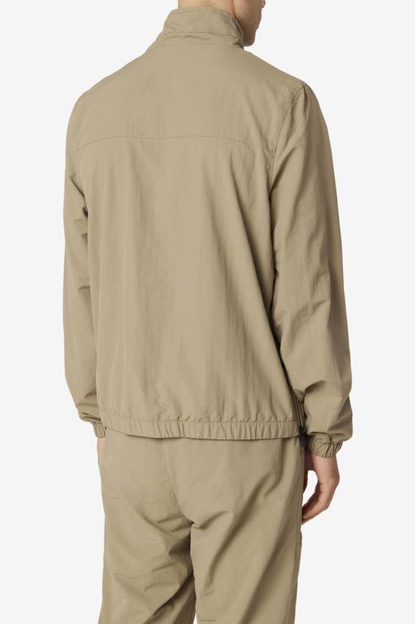 2HNL886 прикрито зелено FILA спортно яке fila covert green magnus 1/4 с цип