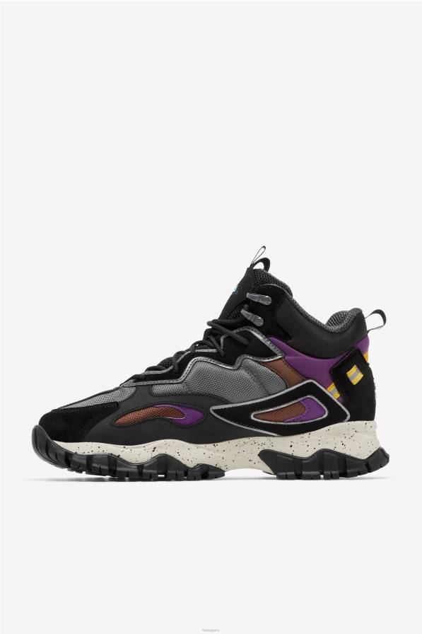 2HNL163 черно/лилаво/пеликан FILA fila мъжки ray tracer tr 2 mid black/purple/pelican
