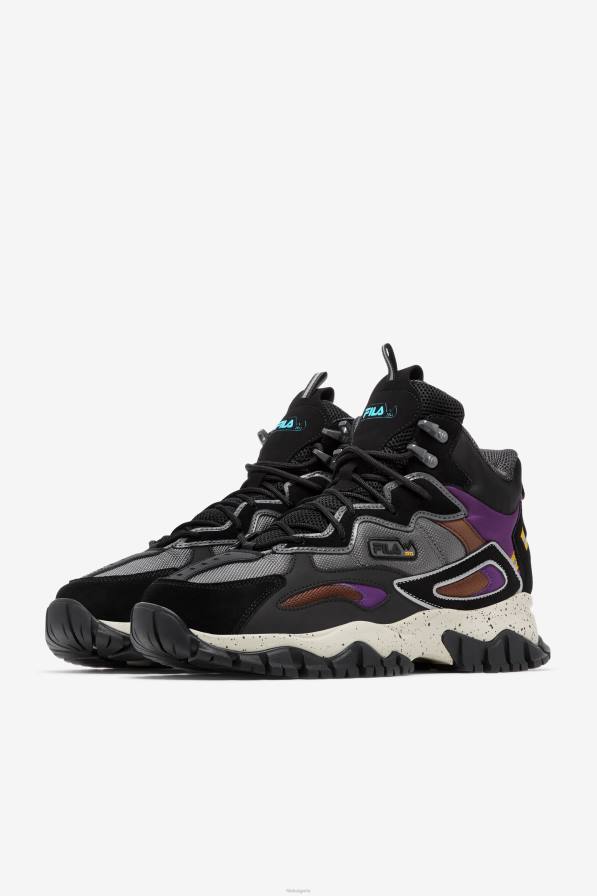 2HNL163 черно/лилаво/пеликан FILA fila мъжки ray tracer tr 2 mid black/purple/pelican