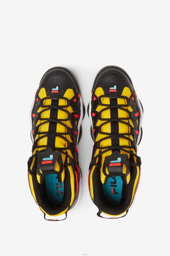 2HNL168 лимон/черна/синя риба FILA лимон/черна/синя риба мъжки стекхаус спагети фила