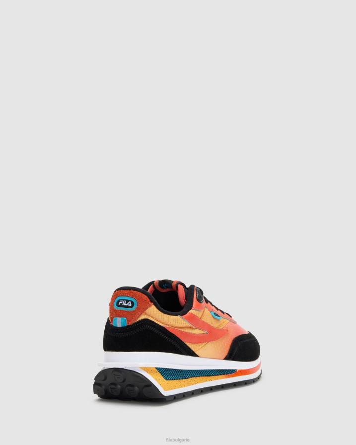2HNL2700 черно/мандариненочервено/амбиел FILA black/mandarinred/ambyel мъжки renno premium fila