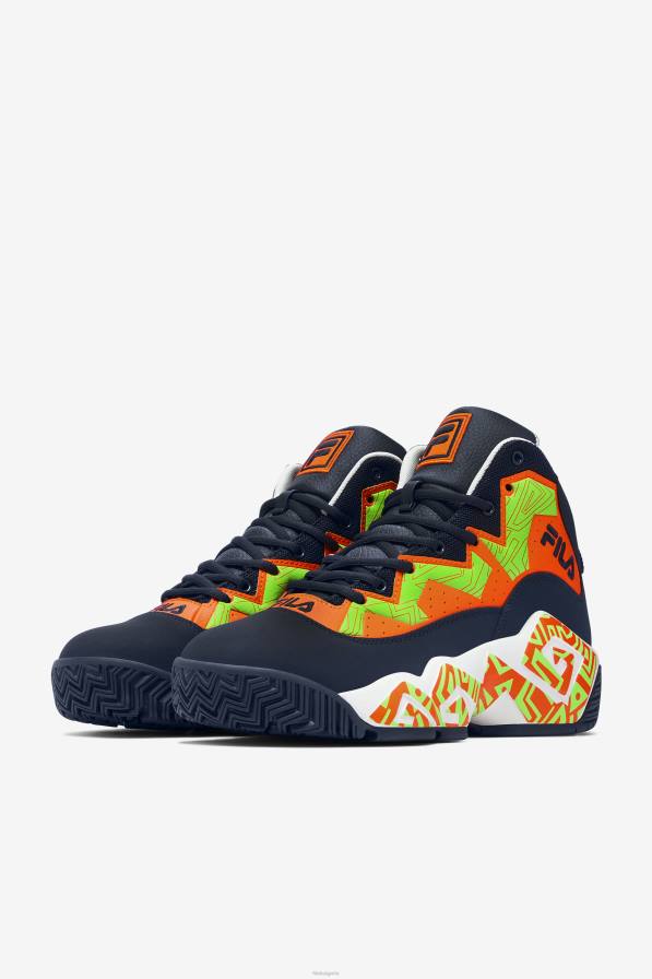 2HNL34 синьо/червено оранжево/бяло FILA фила син/червен оранжев/бял мъжки мб