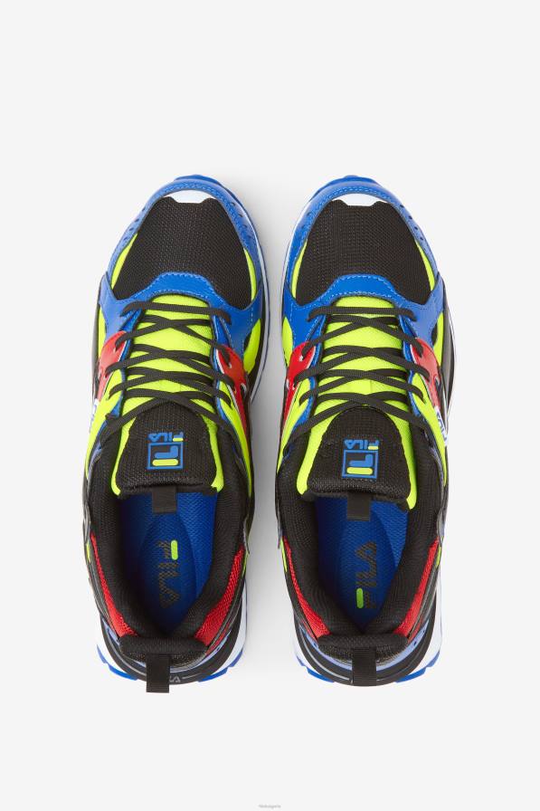 2HNL35 черно/синьо/жълто FILA мъжки санденал черен/син/жълт фила