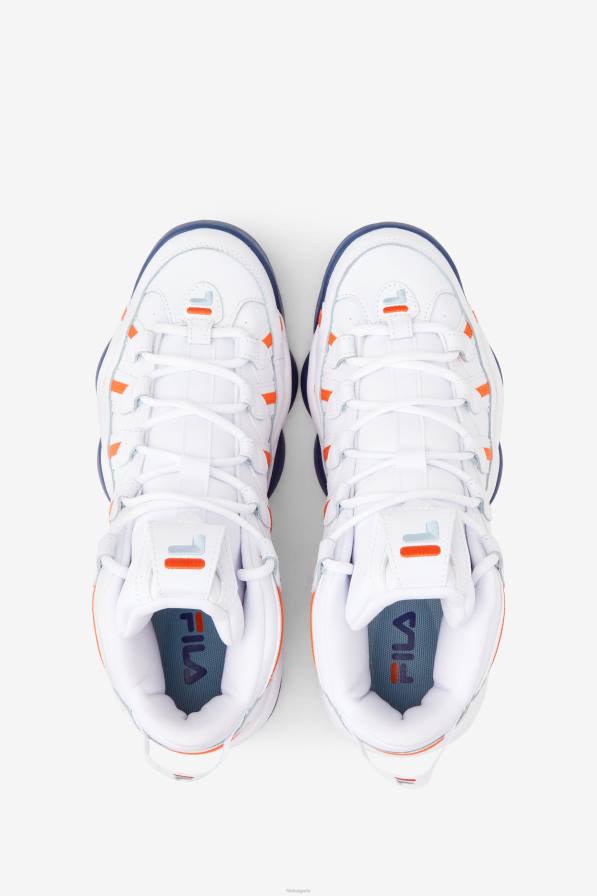 2HNL47 бяло/червено оранжево/синьо FILA мъжки стекхаус спагети бели/червени оранжеви/сини фила