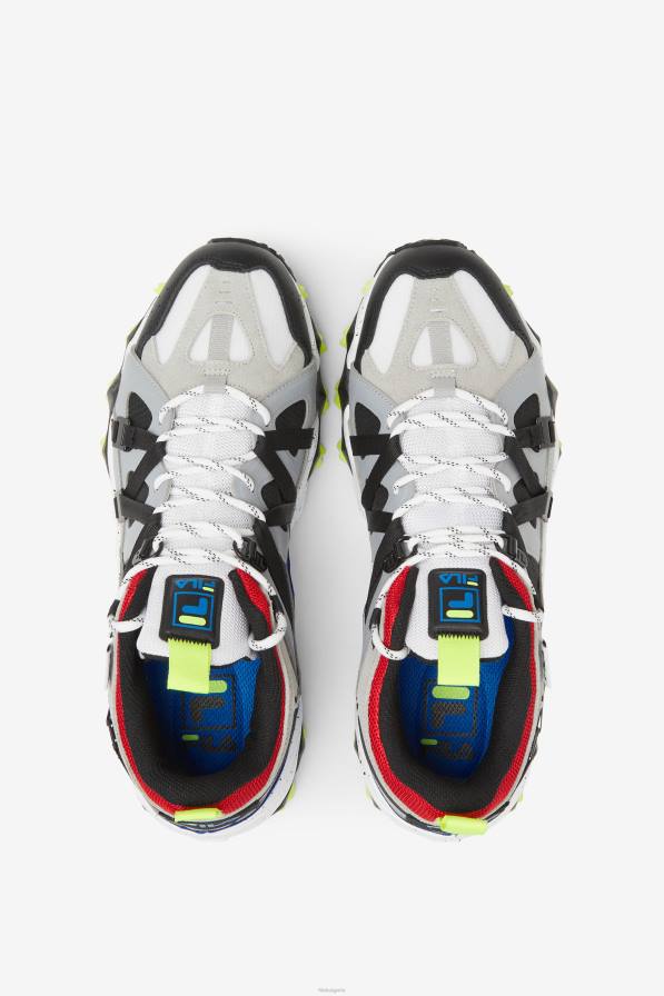 2HNL54 бяло/черно/синьо FILA бял/черен/син мъжки екскурзион фила