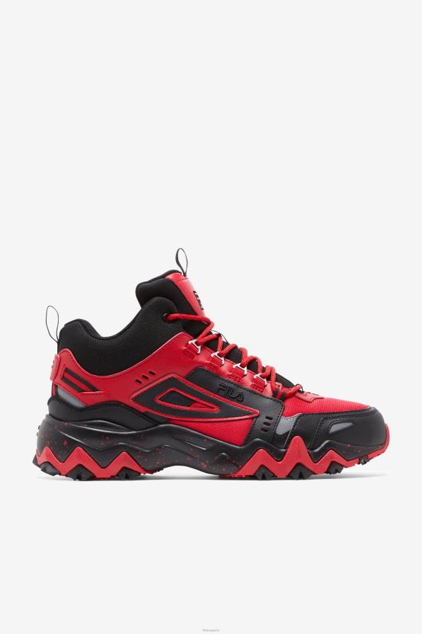 2HNL62 червено/черно/сребрист металик FILA мъжки oakmont tr mid fila red/black/metallic silver
