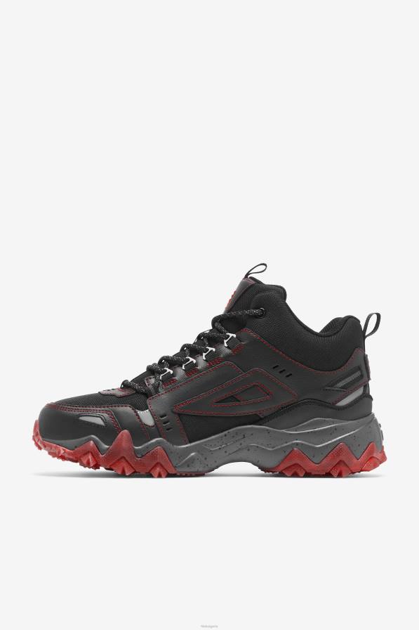 2HNL65 черно/червено FILA мъжки oakmont tr mid black/red fila