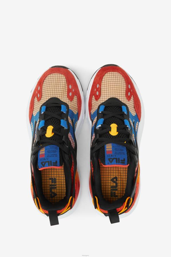 2HNL69 шафран/синьо/червено мандарина FILA шафран/синьо/червено мандарина fila мъжки ray tracer evo