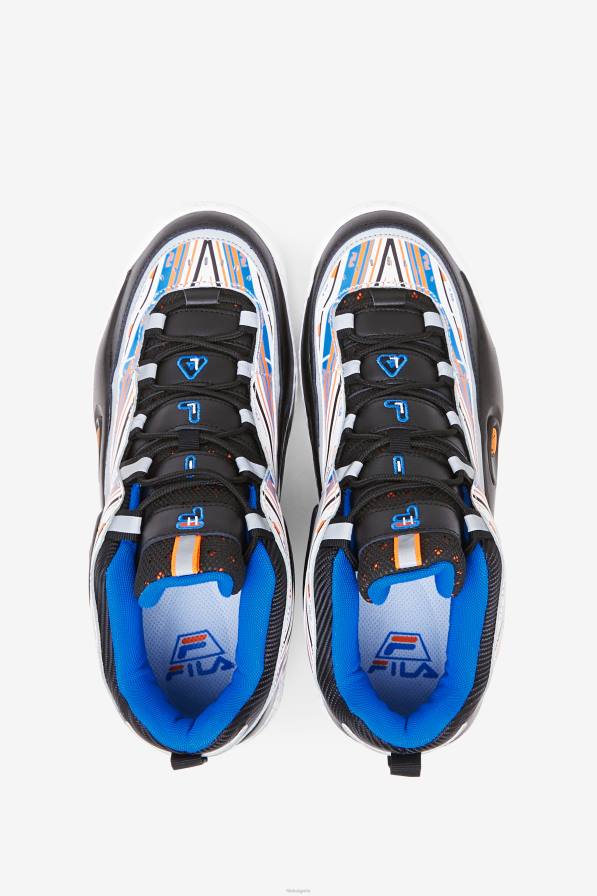 2HNL88 бяло/оранжево/синьо FILA фила бял/оранжев/син мъжки грант хил 3
