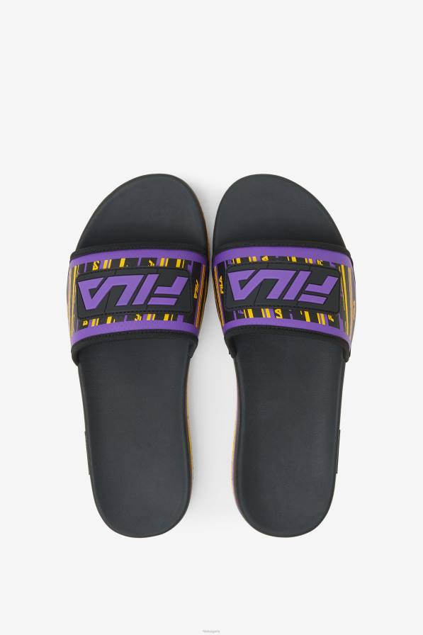 2HNL185 черно/златно/лилаво FILA мъжка лунна пързалка черна/златна/лилава фила