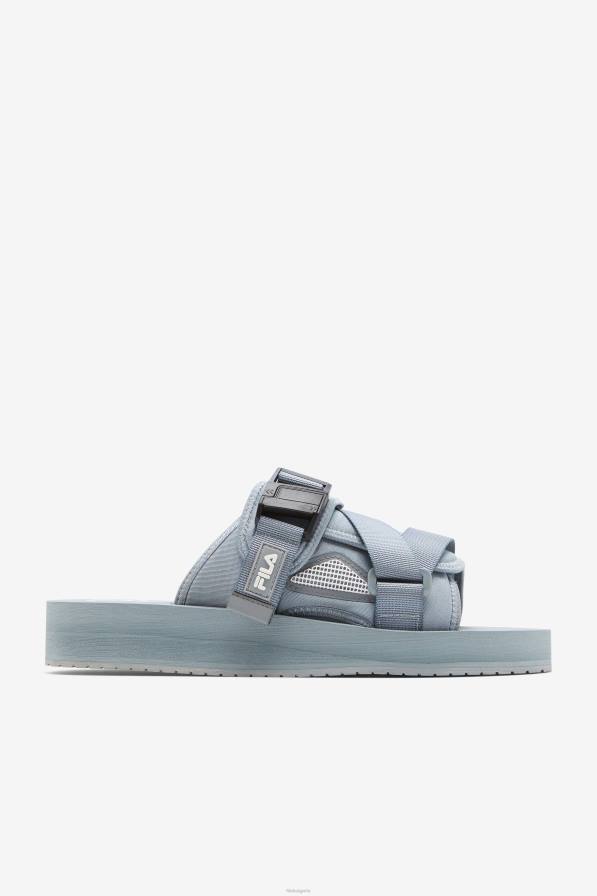 2HNL197 паметник/бел FILA мъжки sol-slide v2 паметник/бяла фила