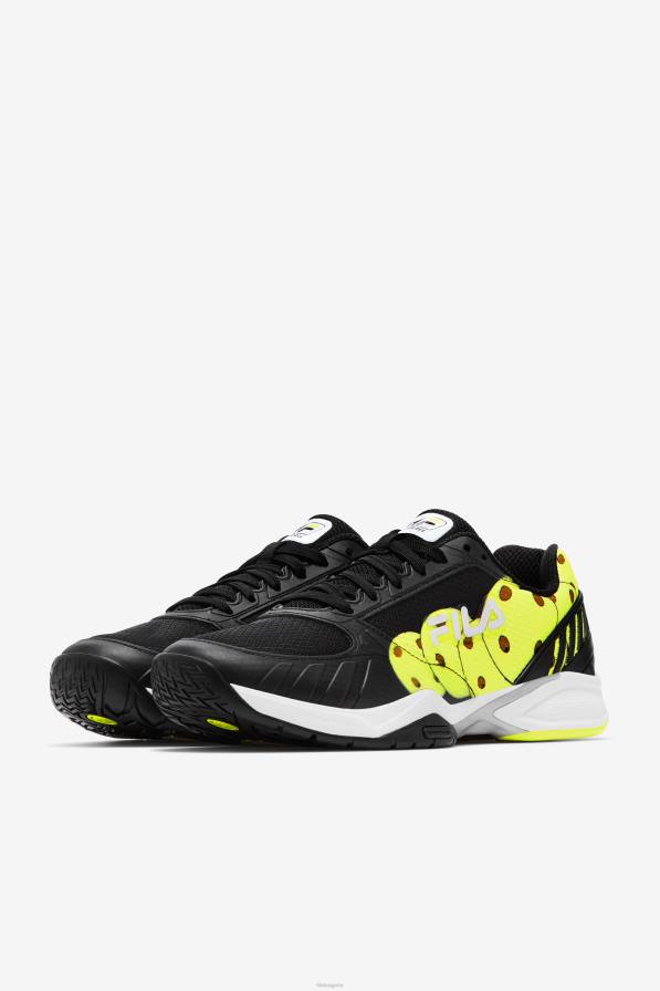 2HNL1122 черно/бяло/жълто FILA черна/бяла/жълта мъжка волейболна зона fila