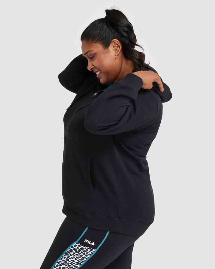 2HNL2862 черен FILA черни дамски обувки rebecca zip thru fila