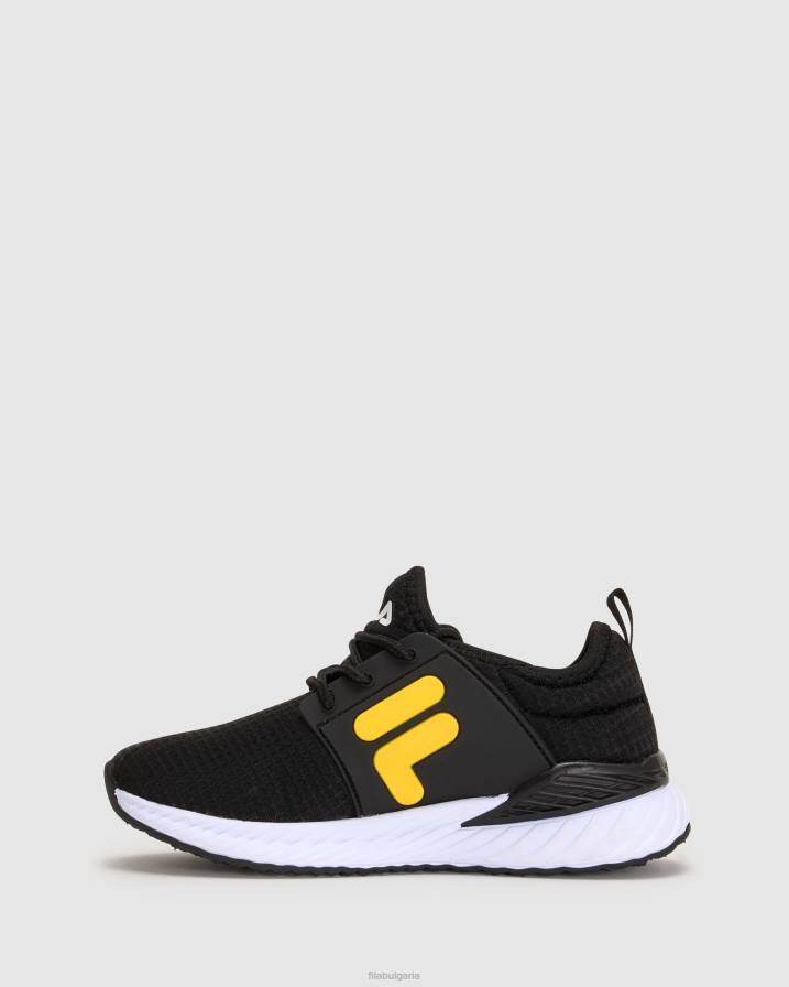 2HNL3052 черно/златно FILA фила черна/златна детска молфета